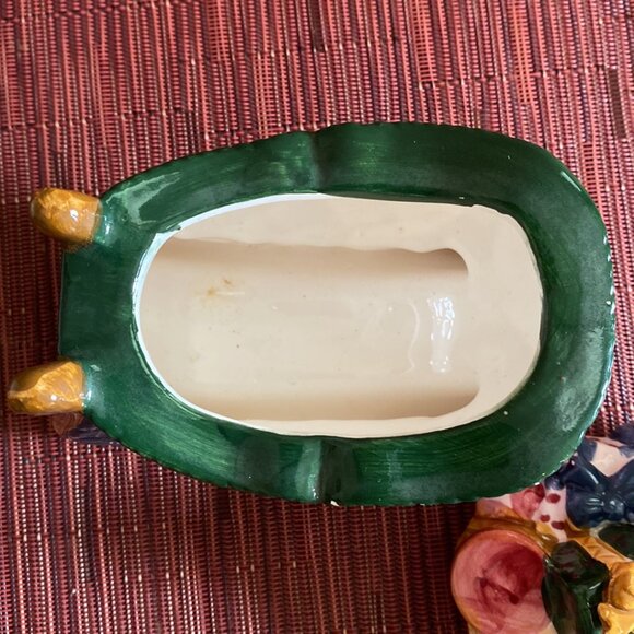 Holiday Ceramic Sleigh Trinket Box or Candy Box - Picture 10 of 14